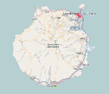 Karte Gran Canaria