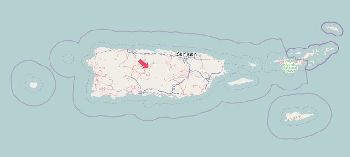 Karte Puerto Rico