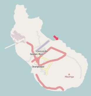 Karte St. Eustatius