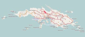 Karte St. Thomas