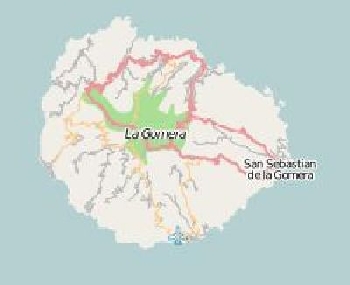 Karte La Gomera