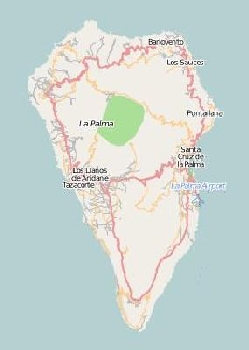 Karte La Palma