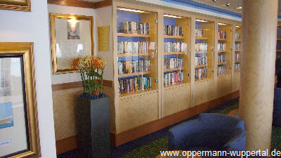 B�cherei auf der Norwegian Gem